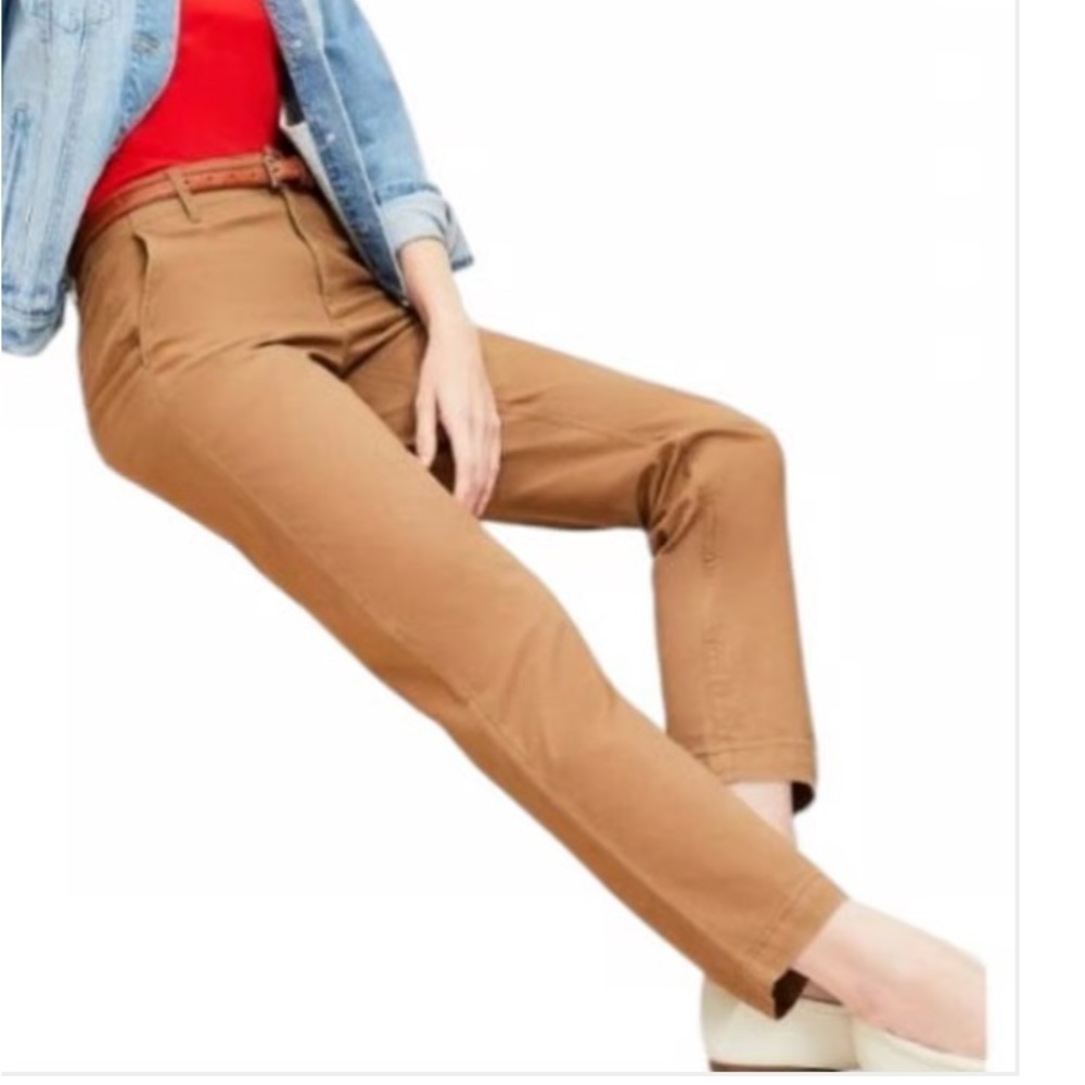 LOFT Tan Straight Leg Women's Pants